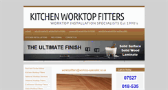 Desktop Screenshot of kitchenworktopfitters.com